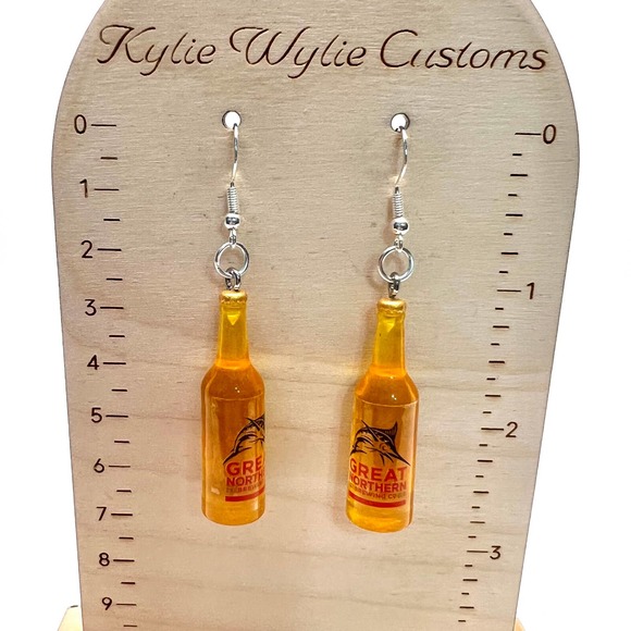 Great Northern Beer Earrings - Alcohol Earrings - New Years Eve Earrings - Picture 8 of 8